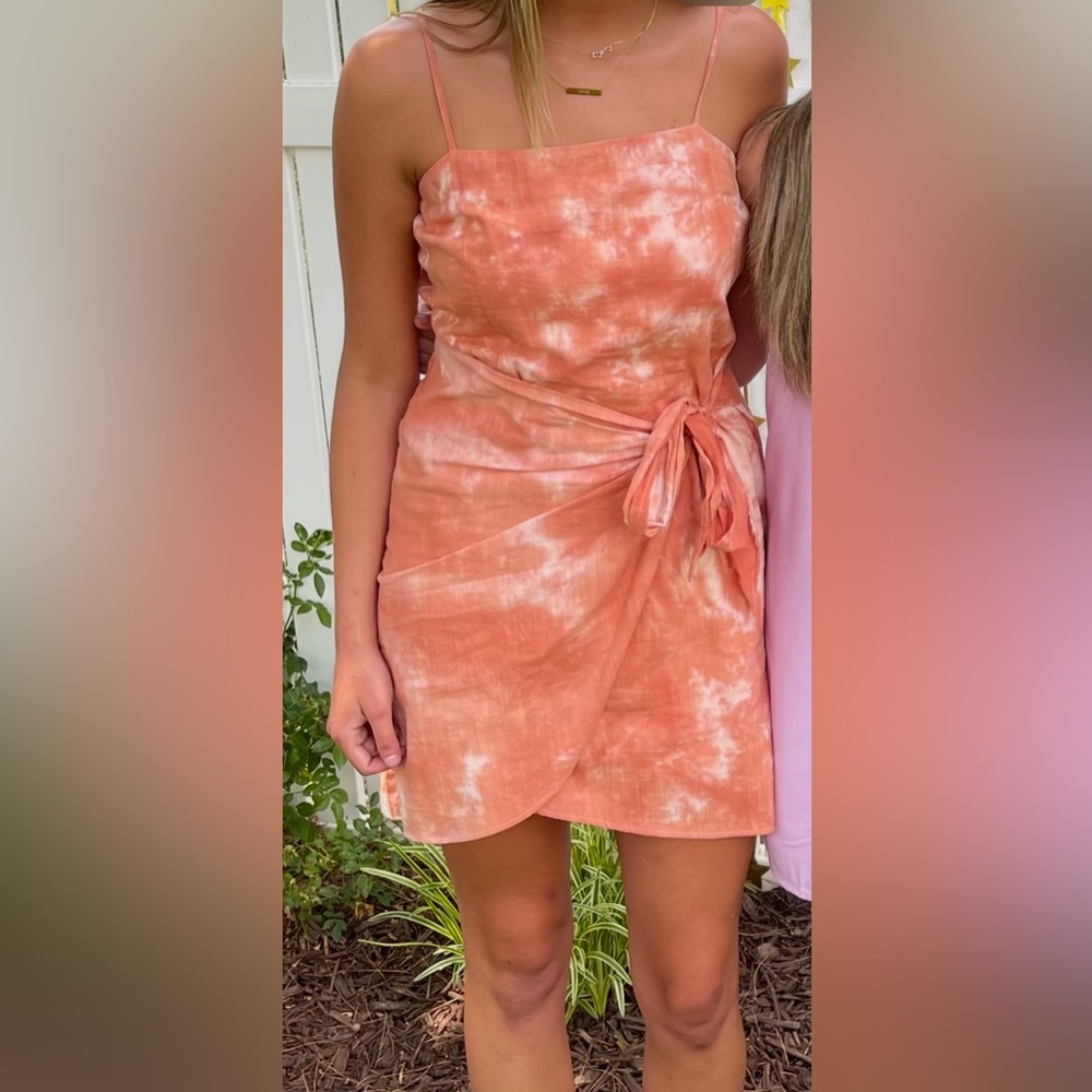 Altar’d State Tie-Die Wrap Dress